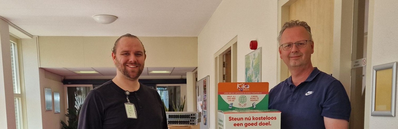 Ouderenzorgorganisatie de Posten geeft oude apparaten een nieuw leven